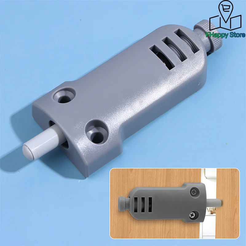 1/2Pcs Cabinet Catches Damper Buffers Wardrobe Stopper Drawer Door Stopper Push Type Rebound Device Furniture Hardware Accessory