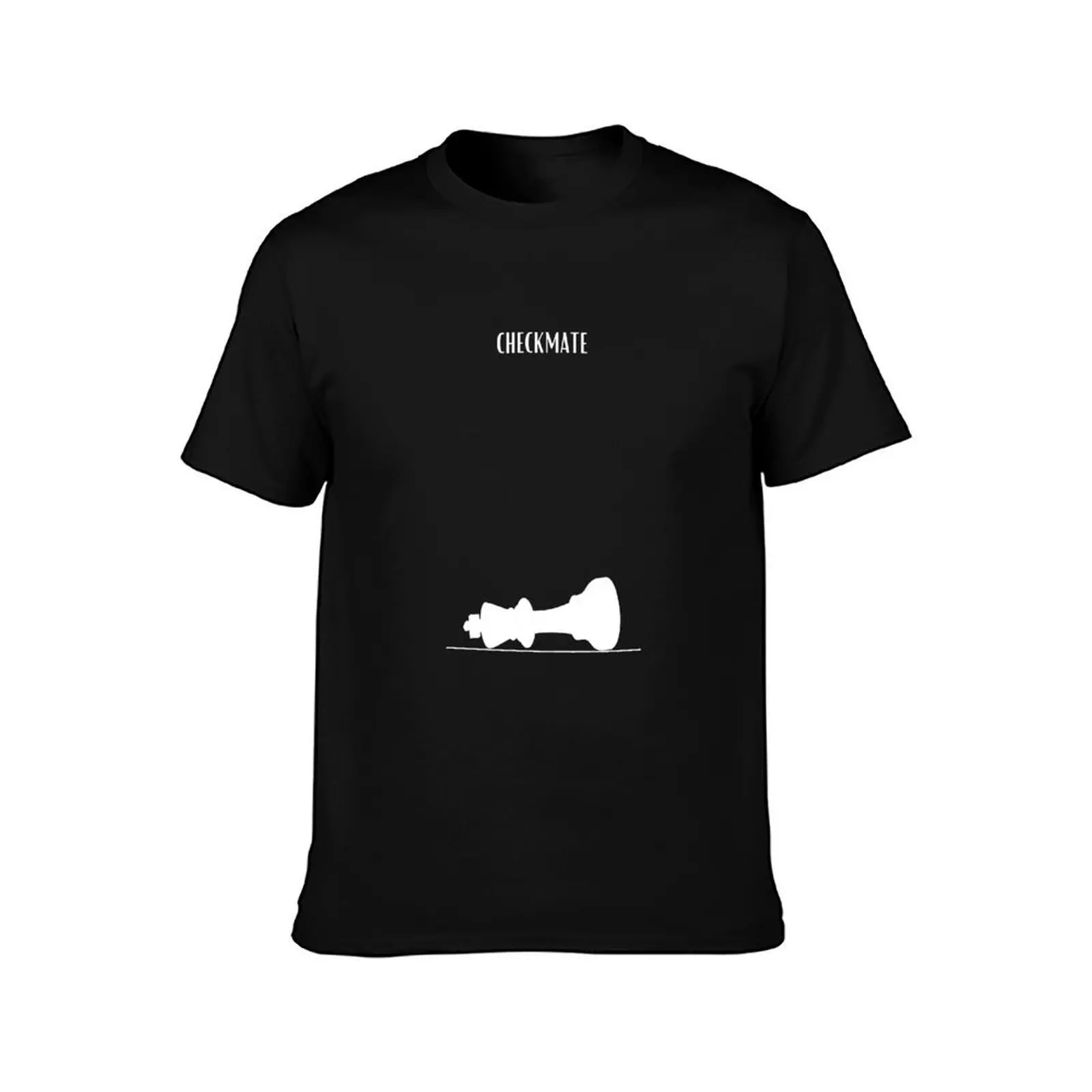 Checkmate collection T-Shirt, Summer Casual Cotton Tee, Oversized Streetwear Tops, Vintage Graphic Print, Loose Fit Short Sleeve