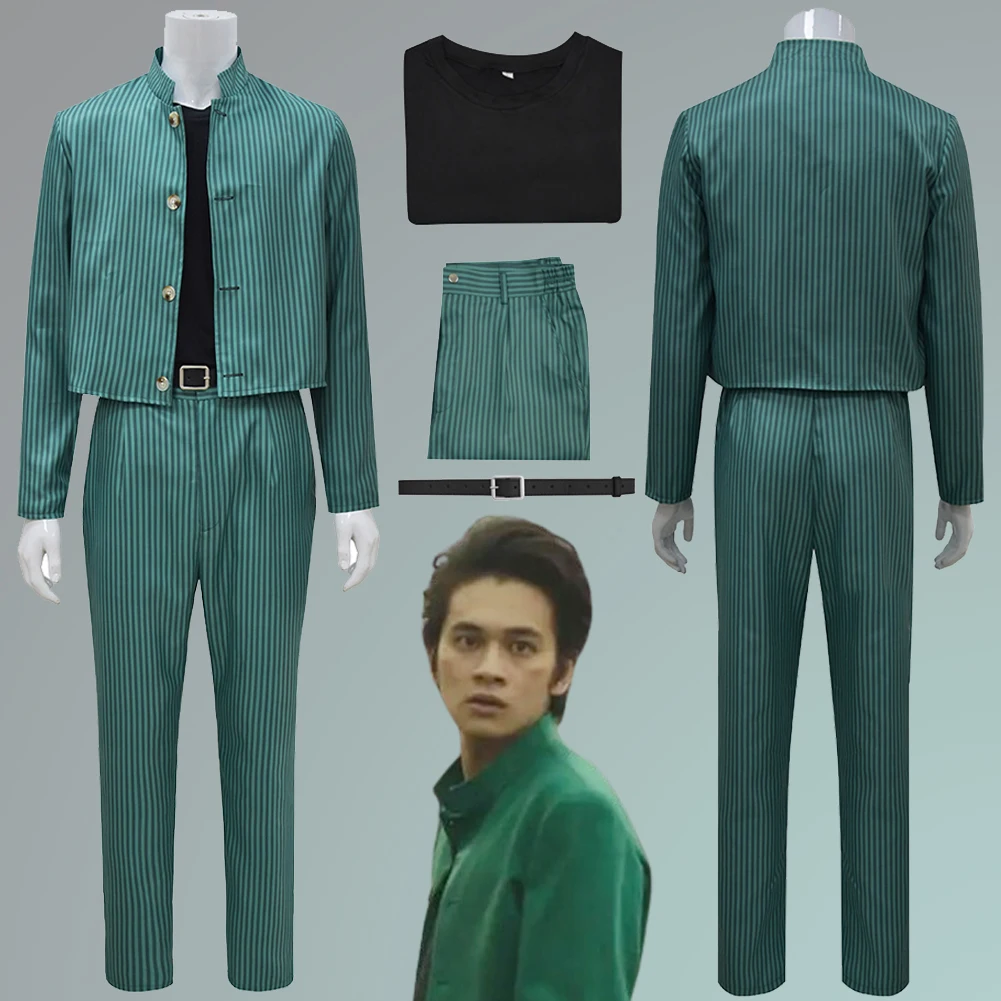 Urameshi Cosplay Role Play School Uniform Live Action TV Yu Yu Hakusho Costume Men Roleplay Outfits Fancy Dress Up Party Clothes