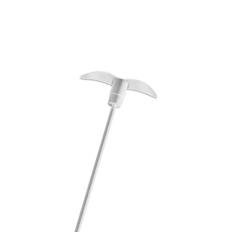 PTFE stirring paddle laboratory acid and alkali rot crescent cross plate electric mixer stirring rod