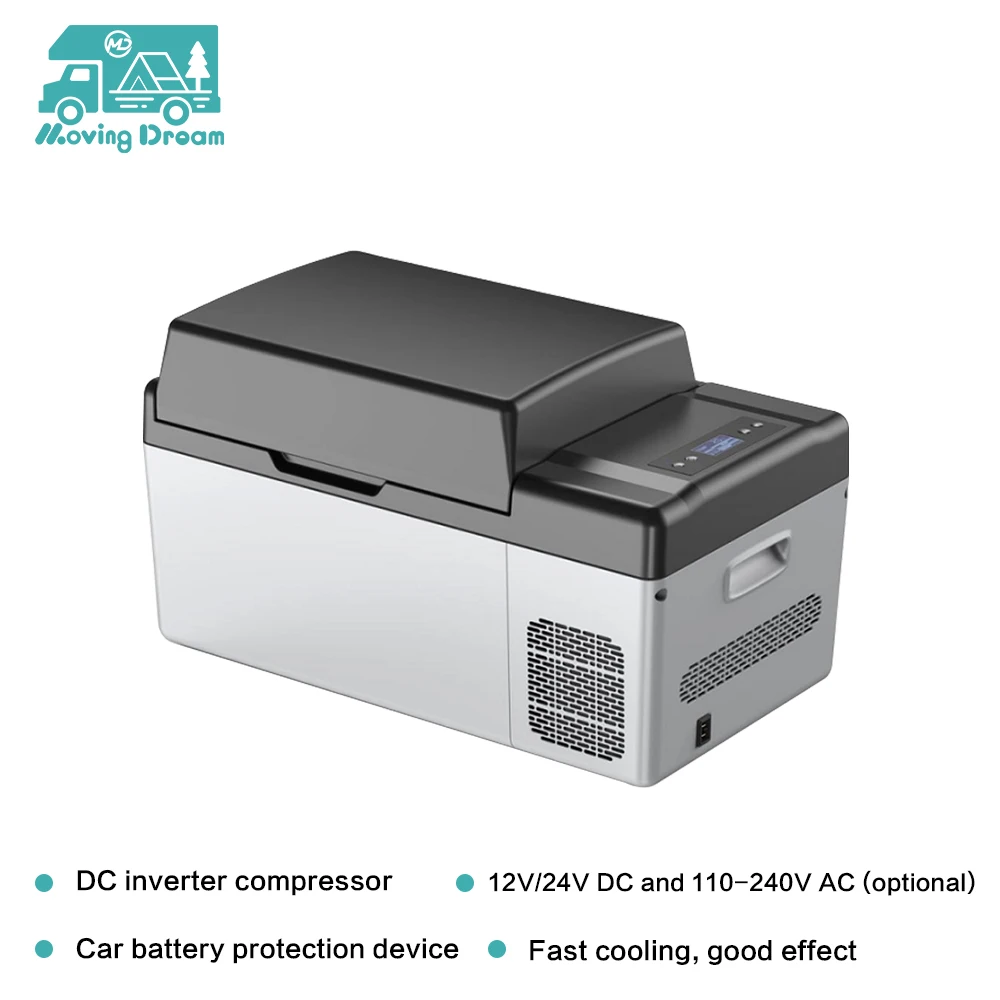 RV Accessory 15L 20L Vehicle Refrigerator Freezer Cooler Box Car Fridge Portable Refrigerator with Compressor Cooling