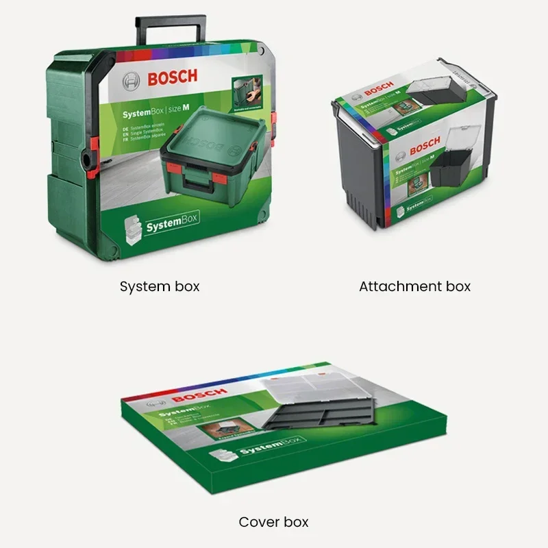 Bosch System Box Stackable Tool Box Set Multifunctional Stackable Toolbox
