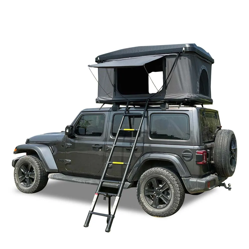 

WILD CLOUD Roof Top Tent Hard Shell 2.1m Abs Universal Straight Car Roof Tent for JeepS