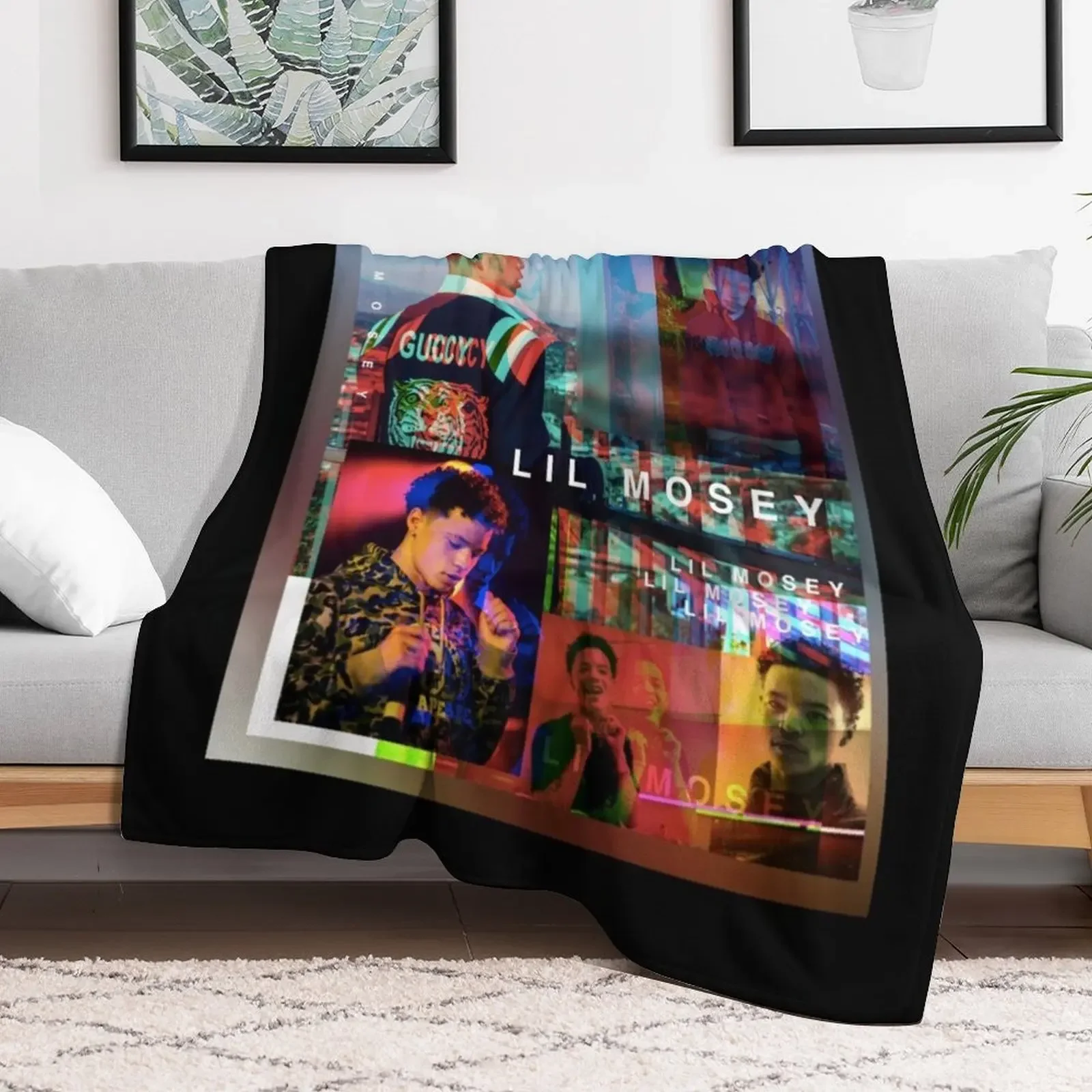 Lil Mosey Shirt Lil Mosey Merch Lil Mosey Merch Art & Gear 6 Throw Blanket anime Decorative Sofa Blankets