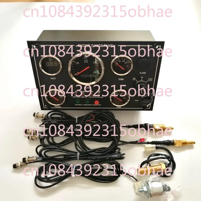 Diesel Engine Instrument Box Assembly, Engine Vehicle Universal Combination Instrument Panel, Matching Sensors