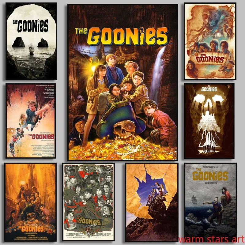 The Goonies Classic Moives Poster Print Wall Art Canvas Painting Films Picture for Living Room Bedroom Decoration Christmas Gift