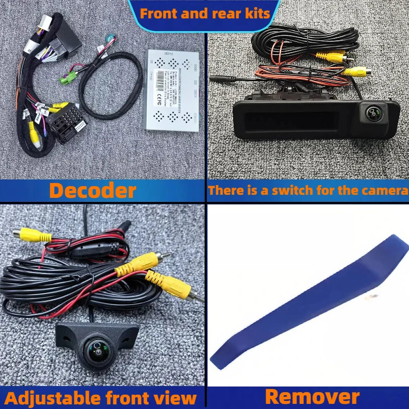 Achteruitrijcamera AHD Dynamische Traject Decoder Voor BMW X2 F39 2018-2024 ID4 ID5 ID6 NBT EVO 6.5/8.8/10.25 Scherm