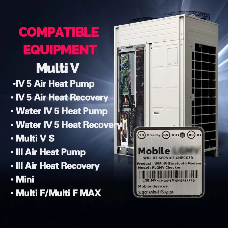 New Mobile LGMV Monitoring View PLGMVW100 Support Android IOS System Inspect Diagnosis and Monitor for LG air conditioner parts