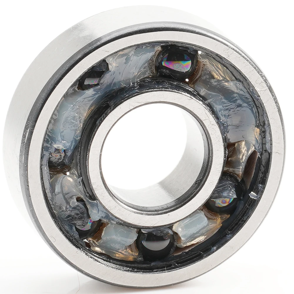 Rodamiento cerámico híbrido 6000-2RS, 10x26x8mm, ABEC-1 ( 1 pieza), soportes y repuestos inferiores de bicicleta, rodamientos de bolas 6000RS Si3N4