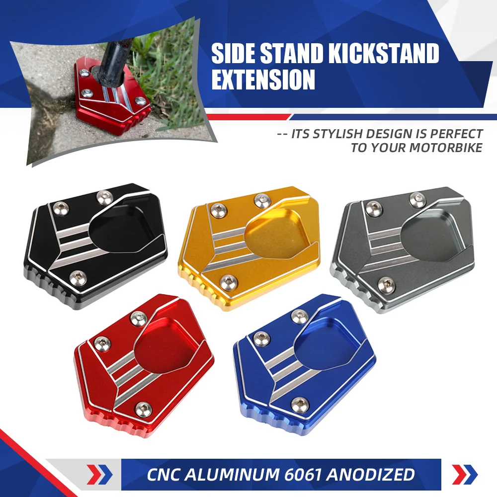 

FOR HONDA CBR650R 2019-2021/Neo Sports Cafe 2019-2021 Motorcycle Accessories Kickstand Side Stand Extension Pad Support Plate