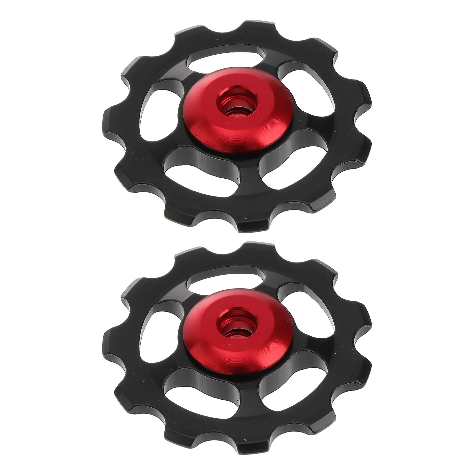 

2pcs Rear Pulley 11T Mountain Bike Derailleur Pulley Aluminum Guide Wheel for Mountain Bike Cycling Durable Long