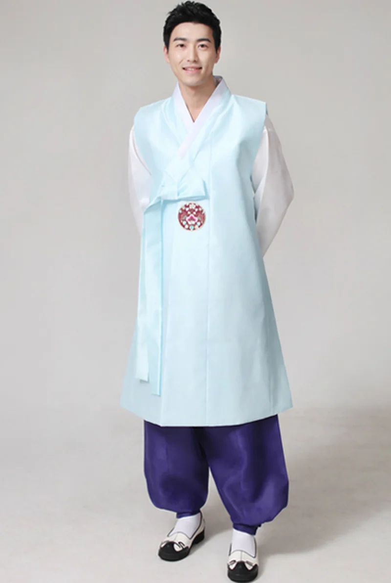 Hanbok de mariage simple et à la mode pour hommes, Hanbok de marié, importé de Corée, nouveau