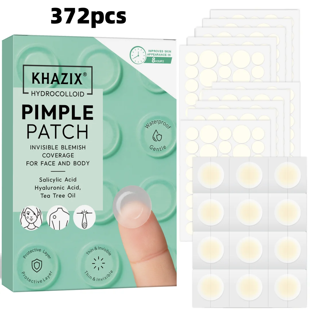 Pimple Acne Patches Hydrocolloid Facial Spot Stickers for Blemish Cover Night Use Daily Skin Care