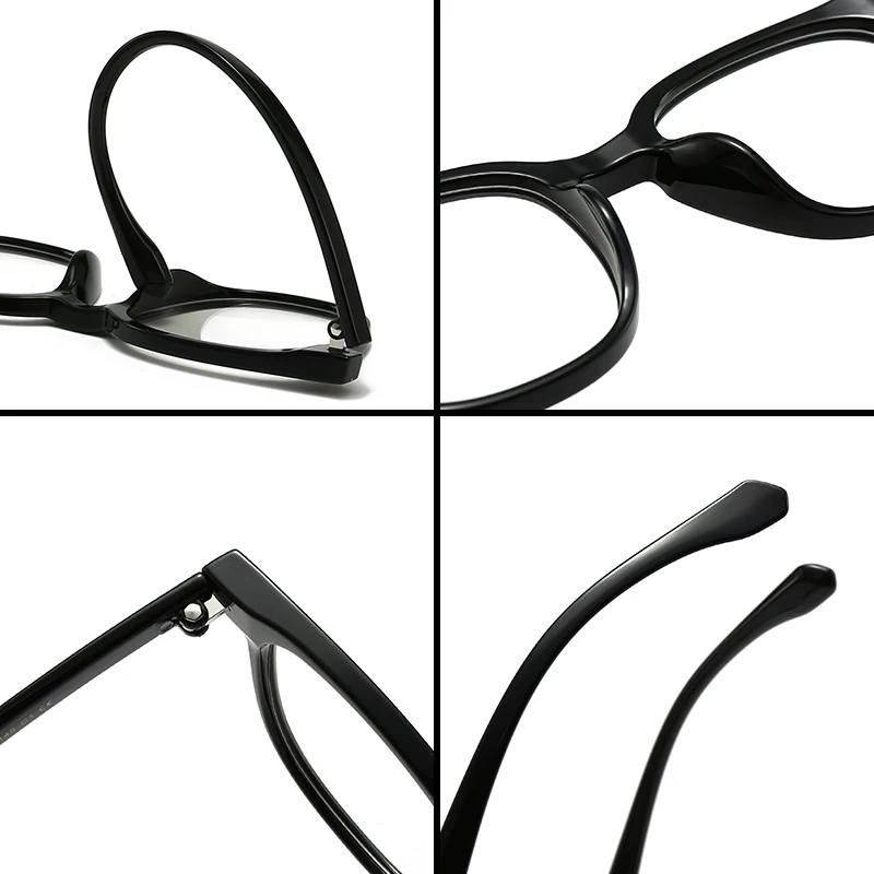 نظارات طبية دائرية من KAROS للنساء، إطار TR-90 مع عدسات مضادة للضوء الأزرق وعدسات بصرية فوتوكروميك #6