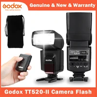 Godox TT520II-Flash de cámara inalámbrico Speedlite, Thinklite TT520II, con señal integrada de 433MHz, para Canon, Nikon, Pentax, Fujifilm, Olympus, DSLR