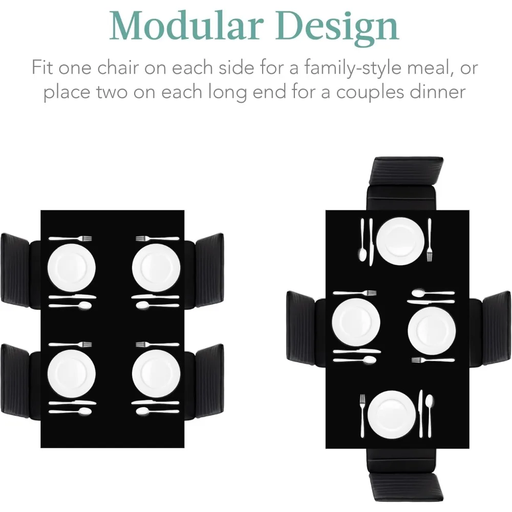 طقم طعام زجاجي مكون من 5 قطع، أثاث طاولة مطبخ حديث لغرفة الطعام، حجرة طعام صغيرة، موفر للمساحة مع ز