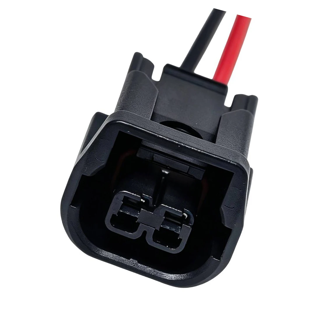 6189-7408 Horn Connector Female Pigtail Plug LED Fog Light Harness Black fit for Honda Accord Civic Insight Acura RDX
