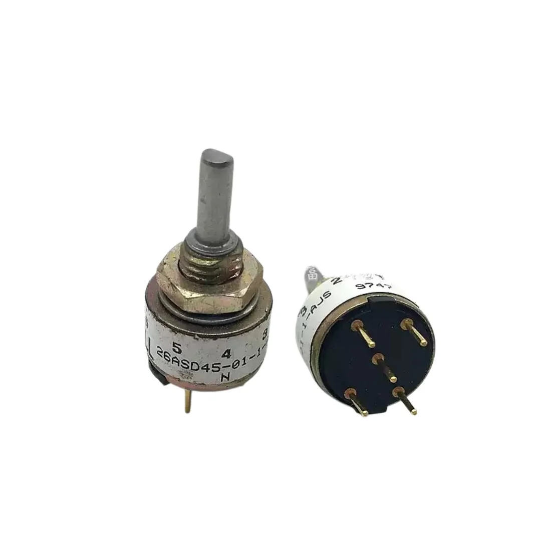 American Increment 26ASD45-01-1-AJS Mechanical Rotary Encoder 8-bit 16-handle length