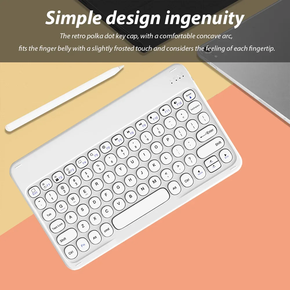 Bluetooth Keyboard And Mouse For IOS Android Windows System Rechargeable Portable Tablet Teclado For iPad MatePad Cell Phone