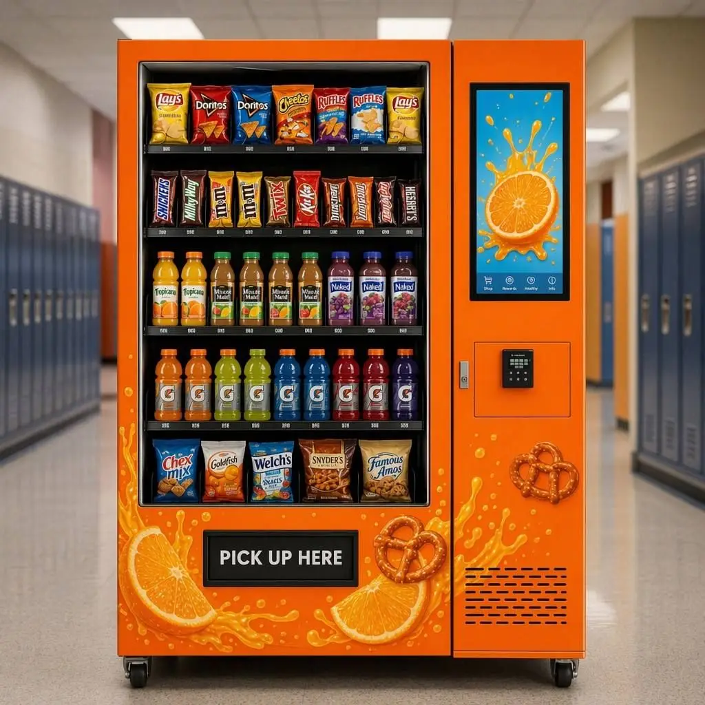 OEM ODM Memory Protection Drink Snack Vending Machine 24 Hour Service Customizable