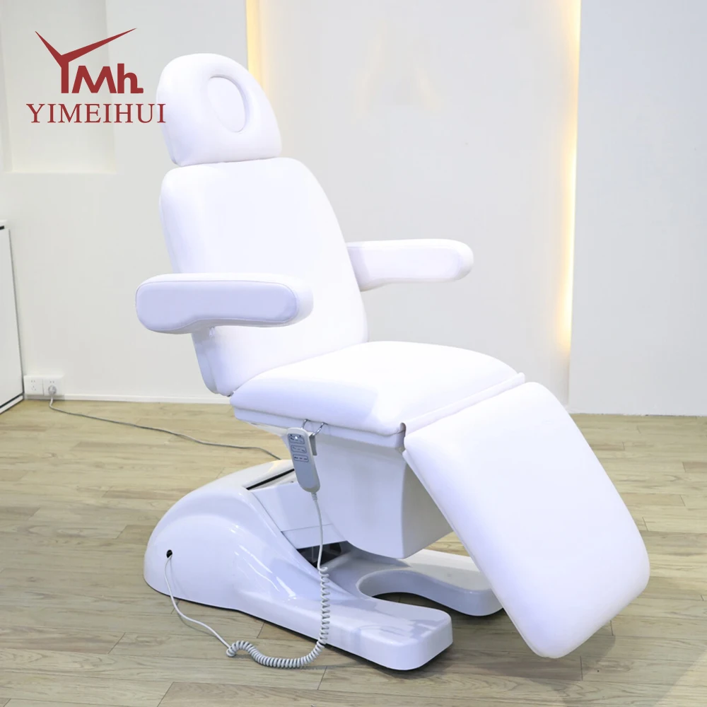 

Изготовленное на заказ Cama De Masaje, косметическое кресло для салона ресниц, 3-моторное электрическое массажное кресло, кровать