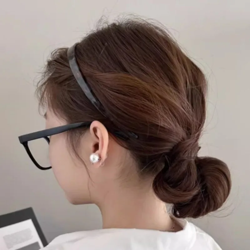 1 قطعة السيدات غير يثبت الأذن العظام إكسسوارات الشعر حمض الخليك عقال عقال الراقية هيرباند الفتيات 2025 صيف جديد أنيق