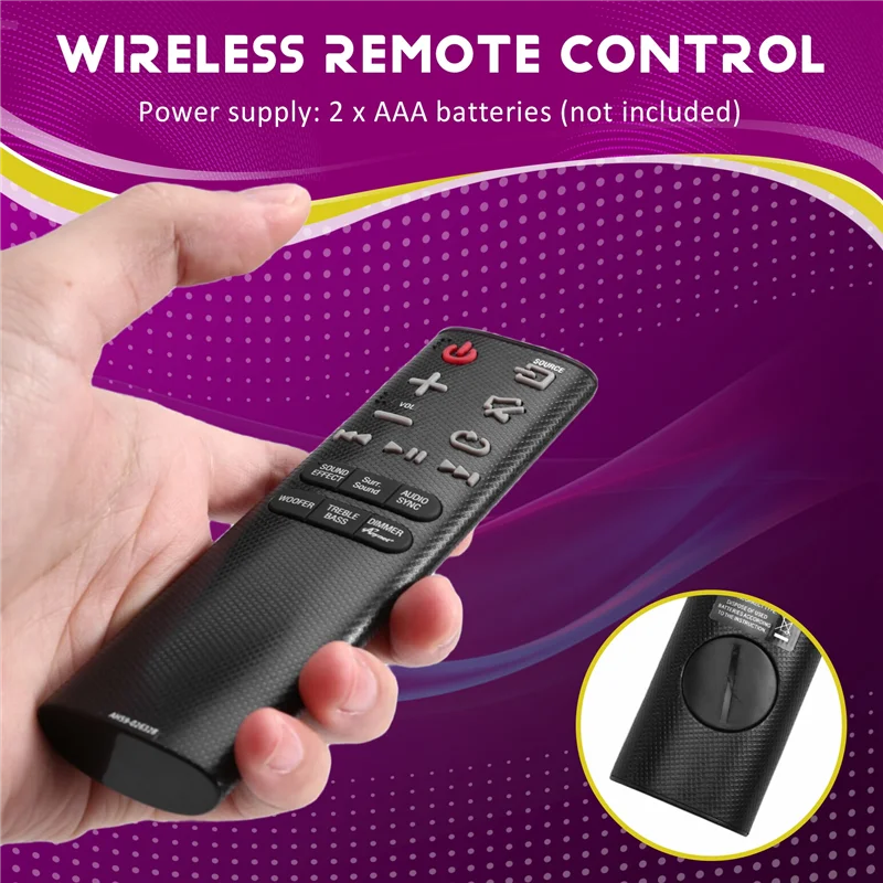 

SQPP-Sound Bar Remote Control AH59-02632B Remote Control For Samsung HW-H750 HW-H751 HW-H750/ZA
