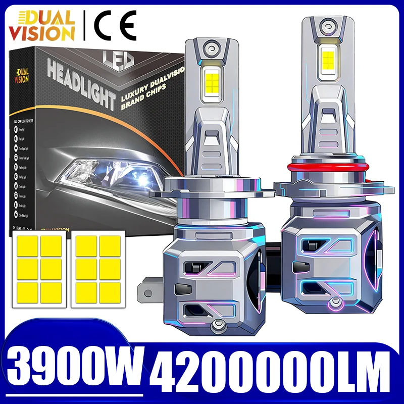 

3900W 4200000LM H7 Led Car Headlight Wireless Canbus H4 H8 H9 H11 9005 9006 HB3 HB4 Hi/Lo Beam 7035 CSP Fog Lights Plug&Play 12V