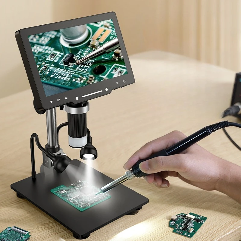 High definition industrial electron microscope digital magnifying glass mobile phone maintenance jewelry identification
