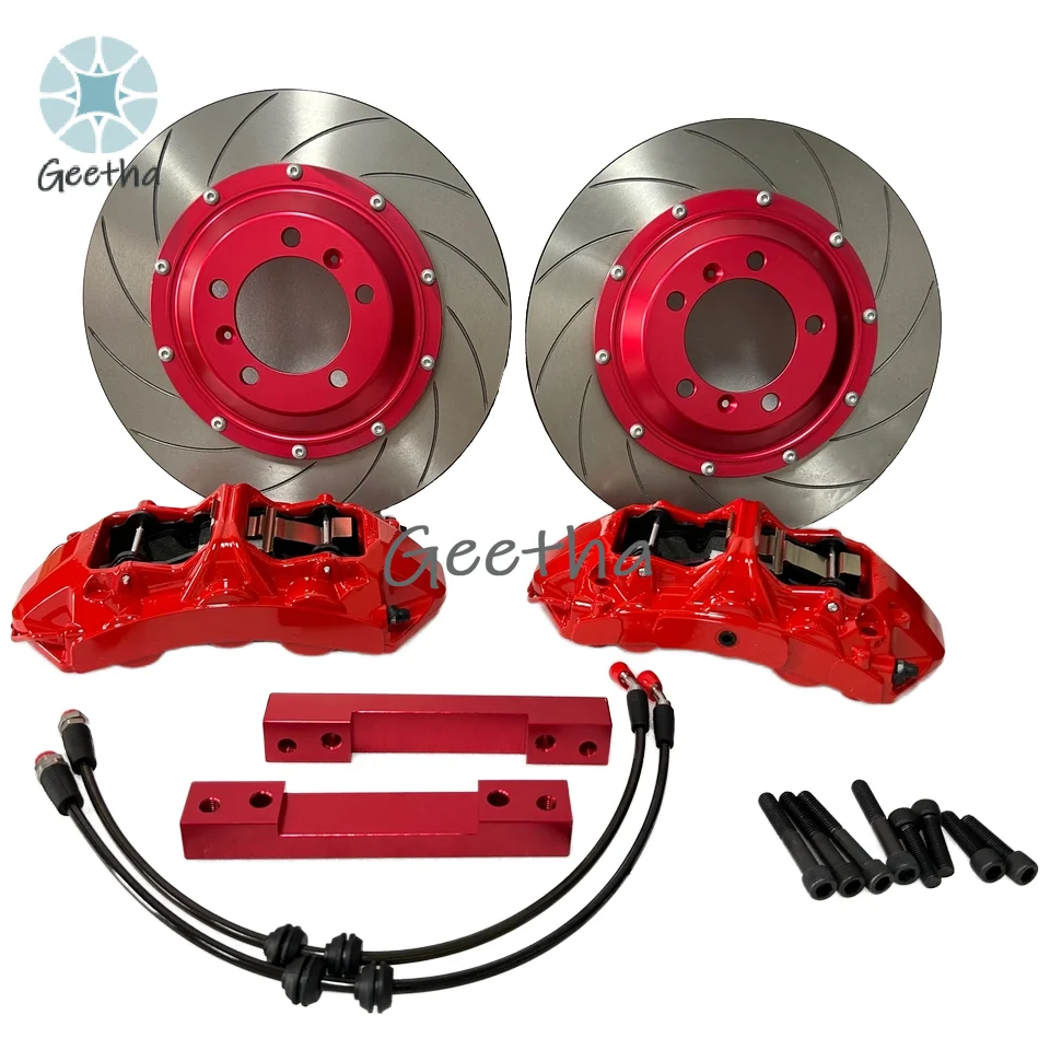 

For Toyota Tundra Custom Aluminum Front Brake Calipers Smooth Gt6-380x34-Normal Black Center Bell Bracket Abarth 500 Rear BMW Ni