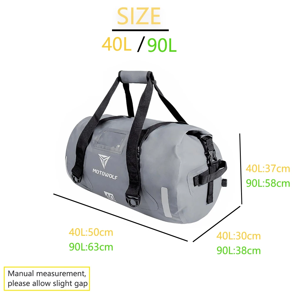 R1200gs motocicleta sacos de cauda à prova dwaterproof água sacos de assento traseiro 60l motocicleta mochila scooter esporte bagagem saco de