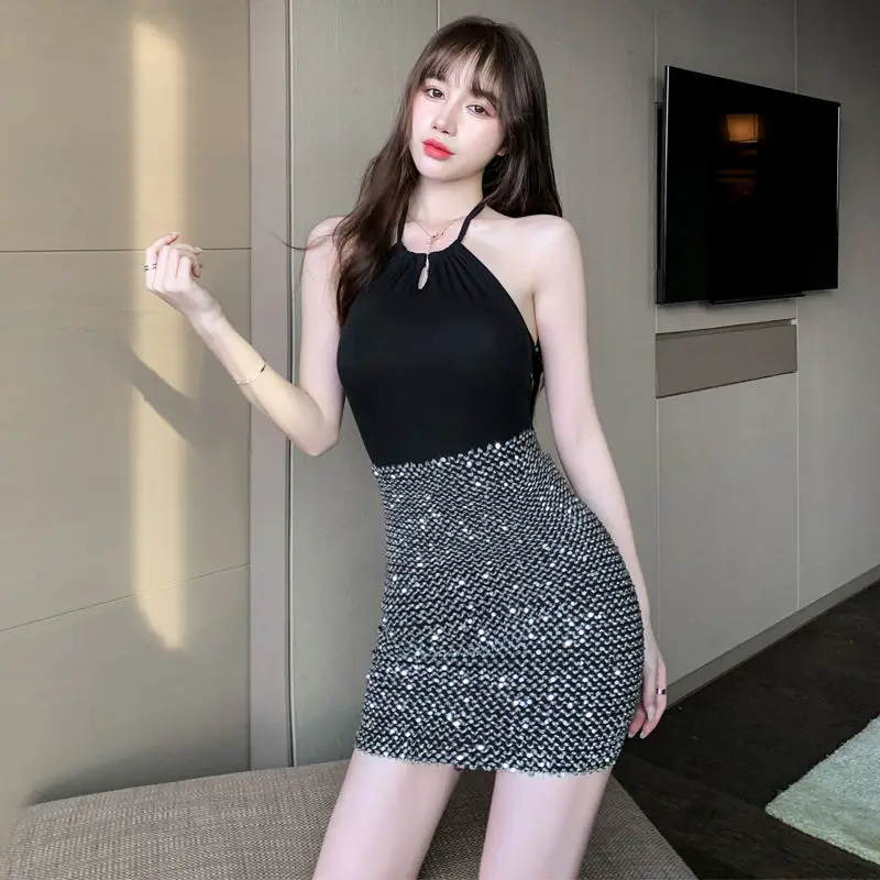 Skirts For Women Tight Clothes Short Women's Skirt Night Club Outfit Sequin Wrap Sexy Mini Offer Promotion Hot Summer 2024 Cheap