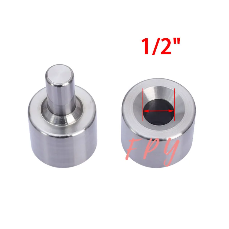1/2 "Dimple Die DIY Pelat Lesung Pipi | Alat Menyala | Set Lesung Pipi Alat Fabrikasi Logam 1/2"