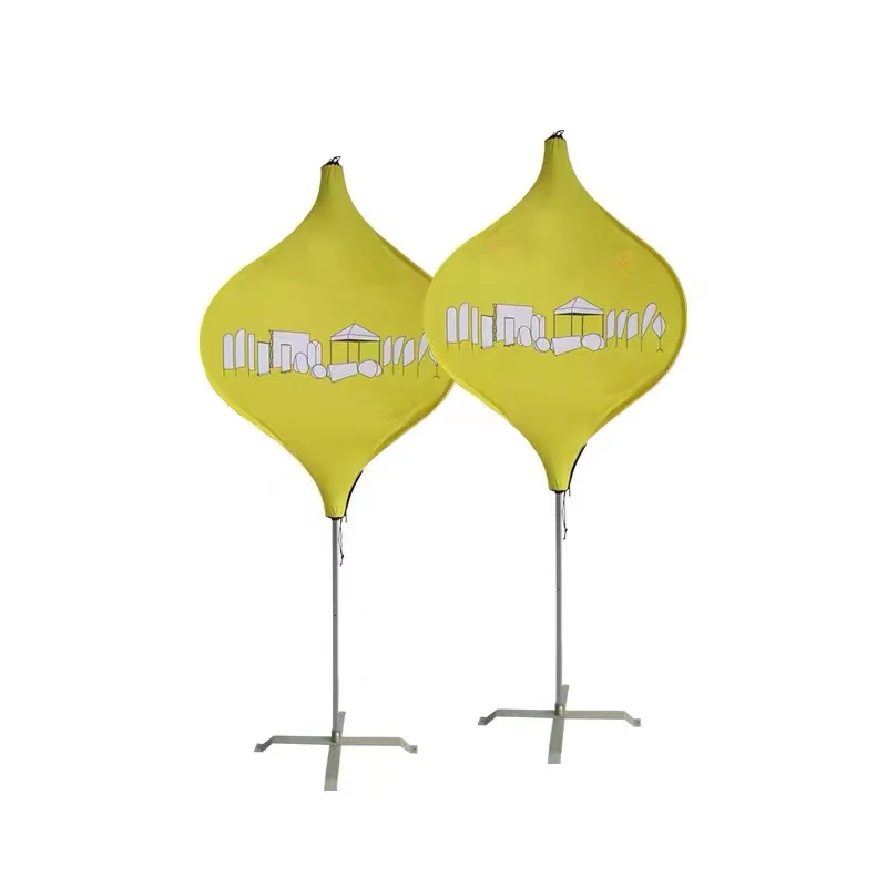 Unique attractive pop-up banner out-of-home advertising LED lantern flag