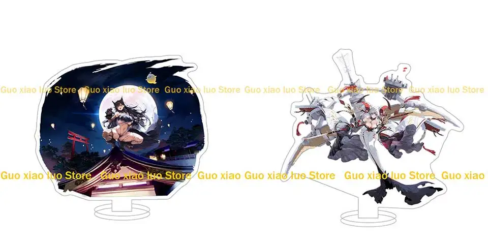 Guo Xiao Luo Store Azur Lane Offizieller 2024 neuer Charakter Skins Janus Manchester Albion Acrylständer Schreibtisch Ornament Anime Geschenk – Detail 4