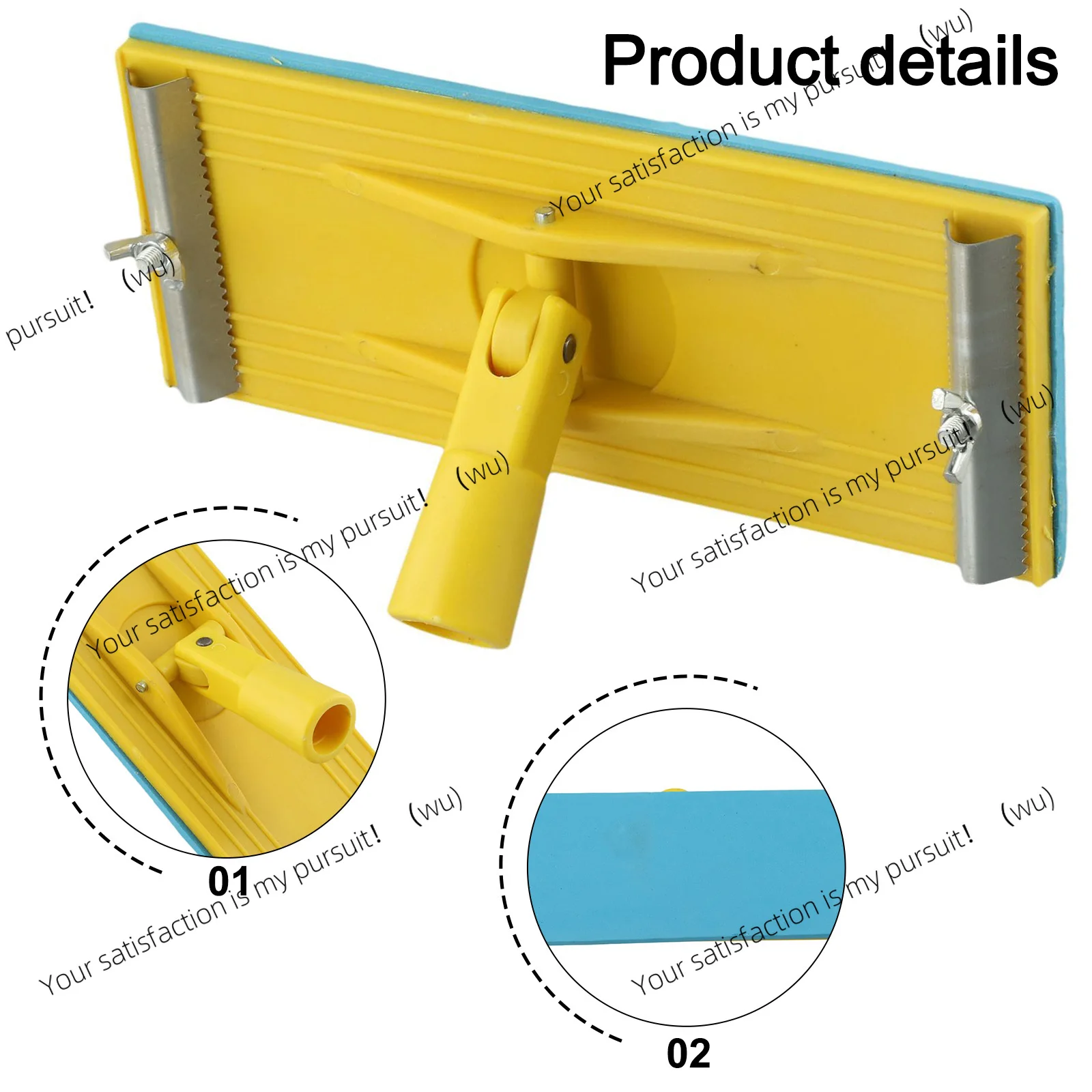 Sandpaper holder polishing tool, plasma hand-held sander holder for gypsum board grinding