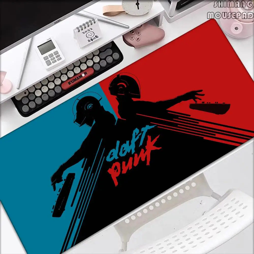 Deskmat Daft Punk Large Mouse Pad Speed Desktop Accessories Xxl Mousepad Gamer 900x400 Gaming Desk Mats Table Cushion Deskpad