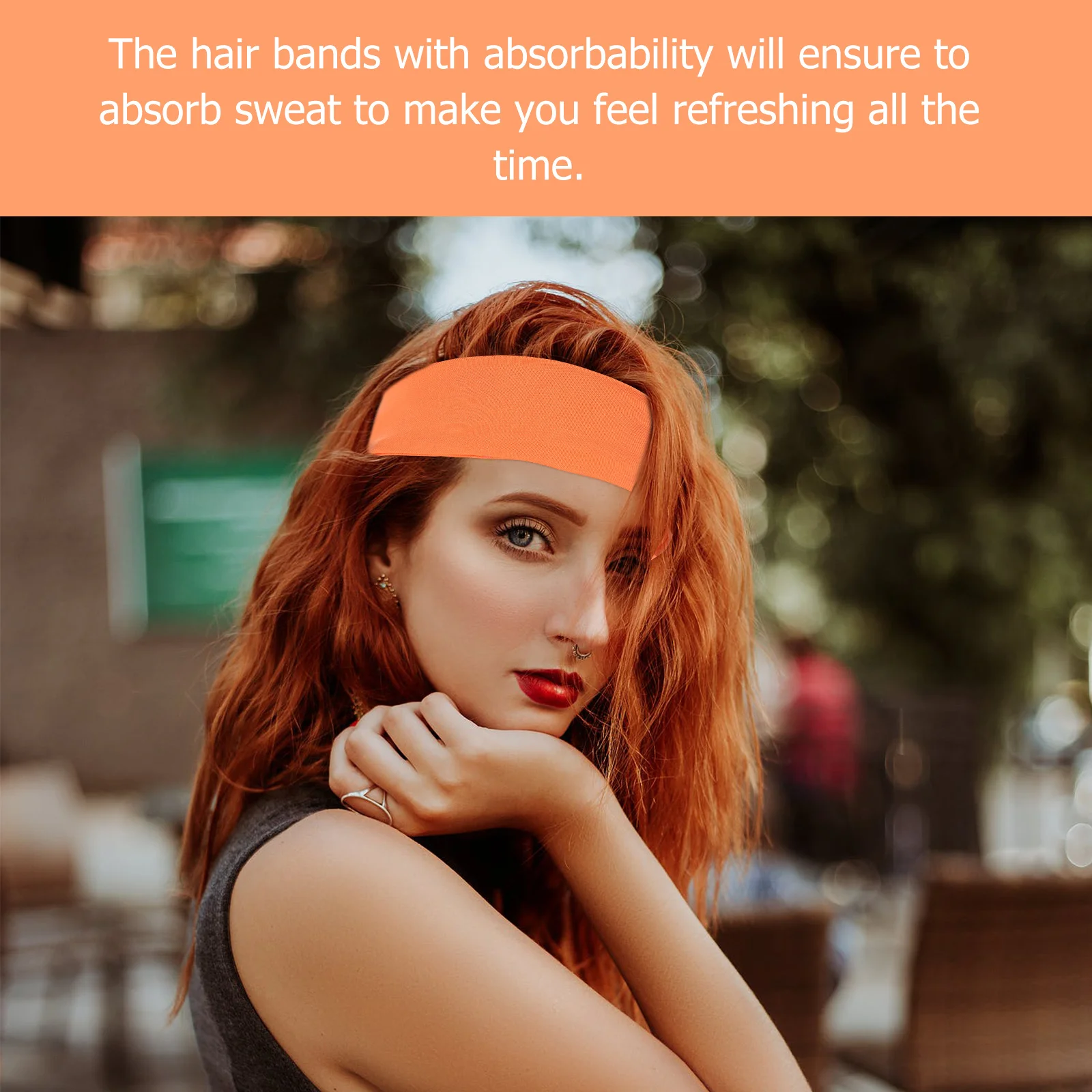 

2Pcs Quick Drying Headbands Elastic Sweat Absorbent Sports Bands for Women Men Running Yoga Fitness Sports Headband