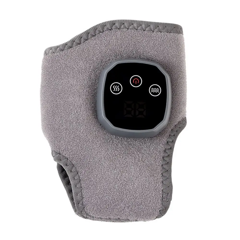 Cordless Ankle Massager Hot Compress Vibration Massage Electric Wrist Brace Non-Slip USB Rechargeable Heating Wrist Guard