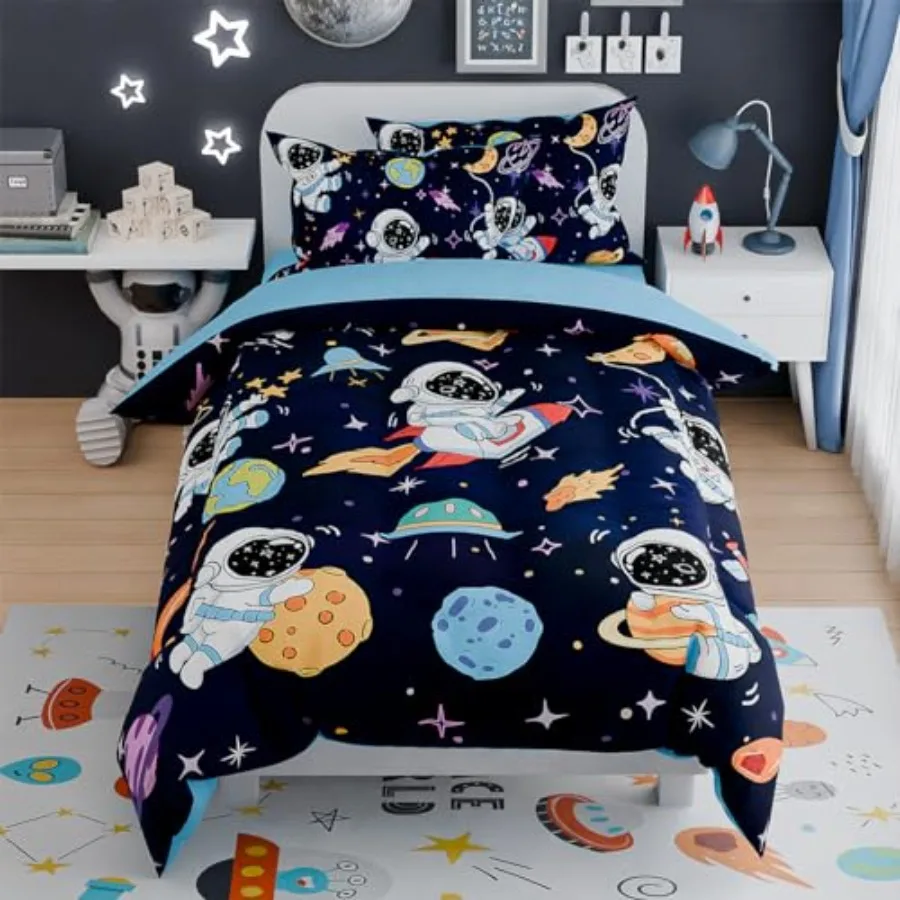 

Bedding Sets for Boys, Ultra Soft Microfiber Comforter Set with 3-Pieces, Comforters Sets for Boy Bedroom Decor