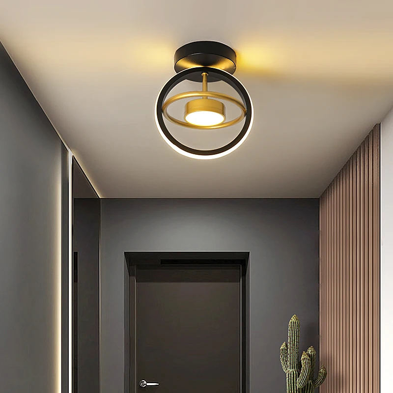 New Modern LED Ceiling Light Simple Balcony Crossing Light Home Corridor Porch Channel Ceiling Light Nordic Wind Cloakroom Light