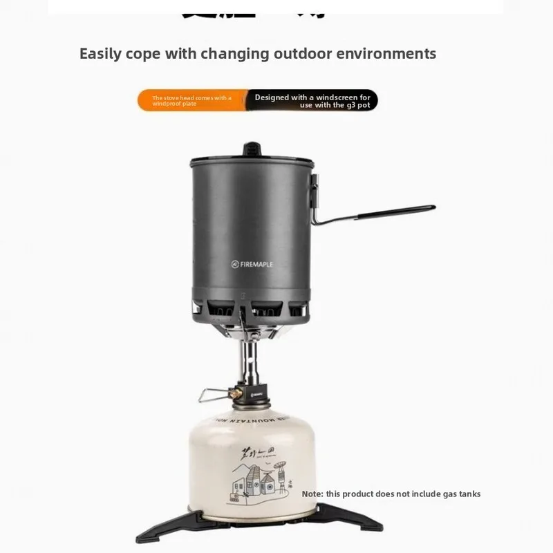 Fire Maple Lightweight Outdoor StoveG3Windproof set, portable camping cookware, hiking cooking tool