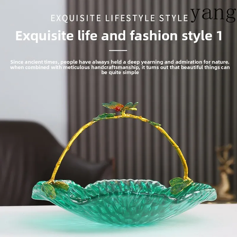 CX creative household fruit plate high value fruit plate glazed light luxury decoration