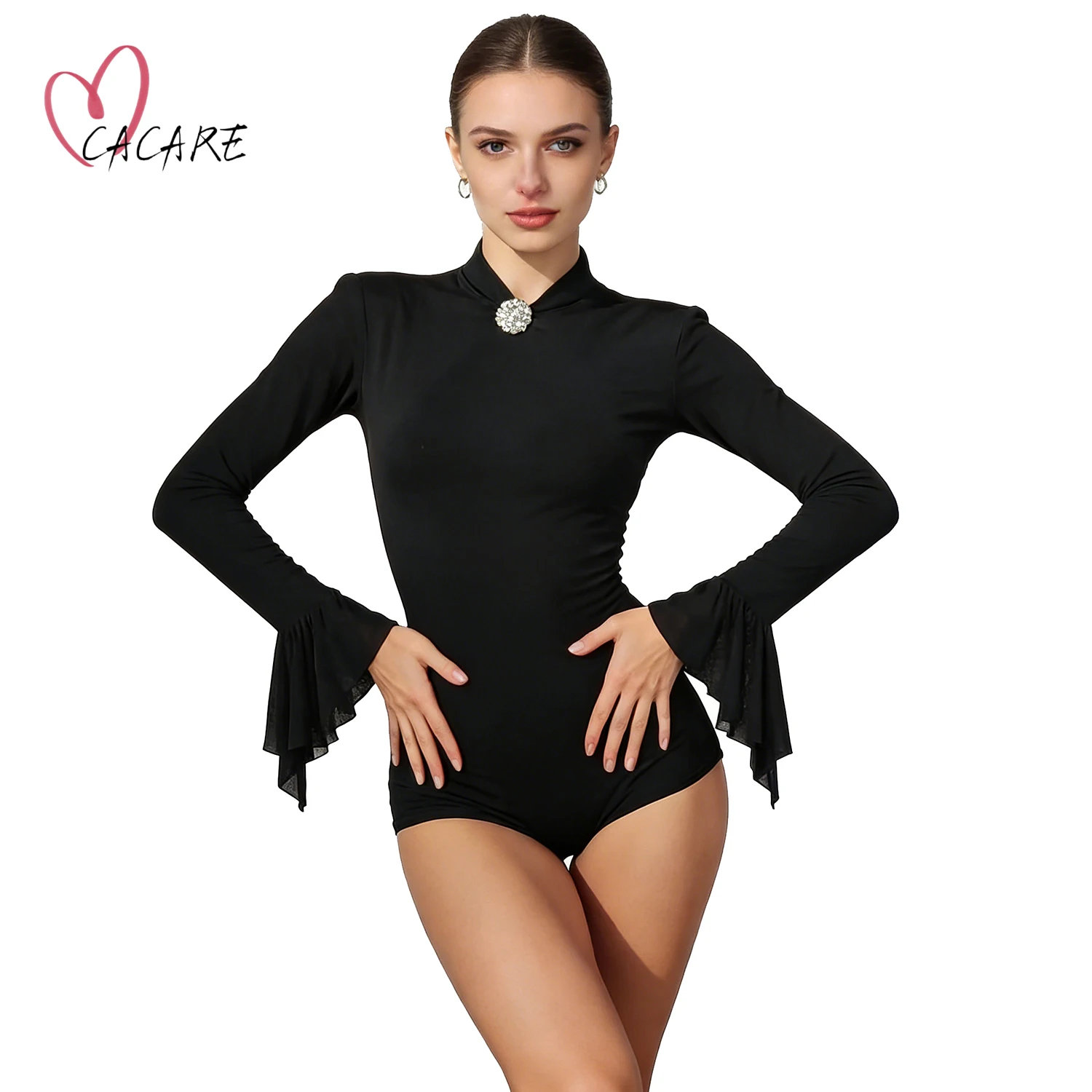 

Танцевальная одежда для женщин: топы, костюмы для латиноамериканских танцев, вальса, купальники, взрослые костюмы, одежда для выступлений 2026, модель 0777