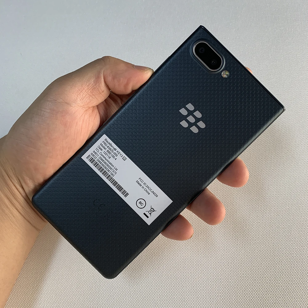 Original BlackBerry Key2 LE 4G LTE teléfono móvil 3GB + 32GB 4GB + 64GB 4,5 ''13MP + 5MP + 8MP Snapdragon 636 Octa Core Android SmartPhone