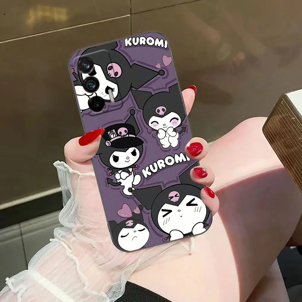 Cartoon Kawaii K-Kuromi Phone Case For Realme C11 C20 C21 C21Y C30 C30S C33 C35 C55 C53 C63 C65 GT NEO 2 NARZO 50 X50 Case Funda