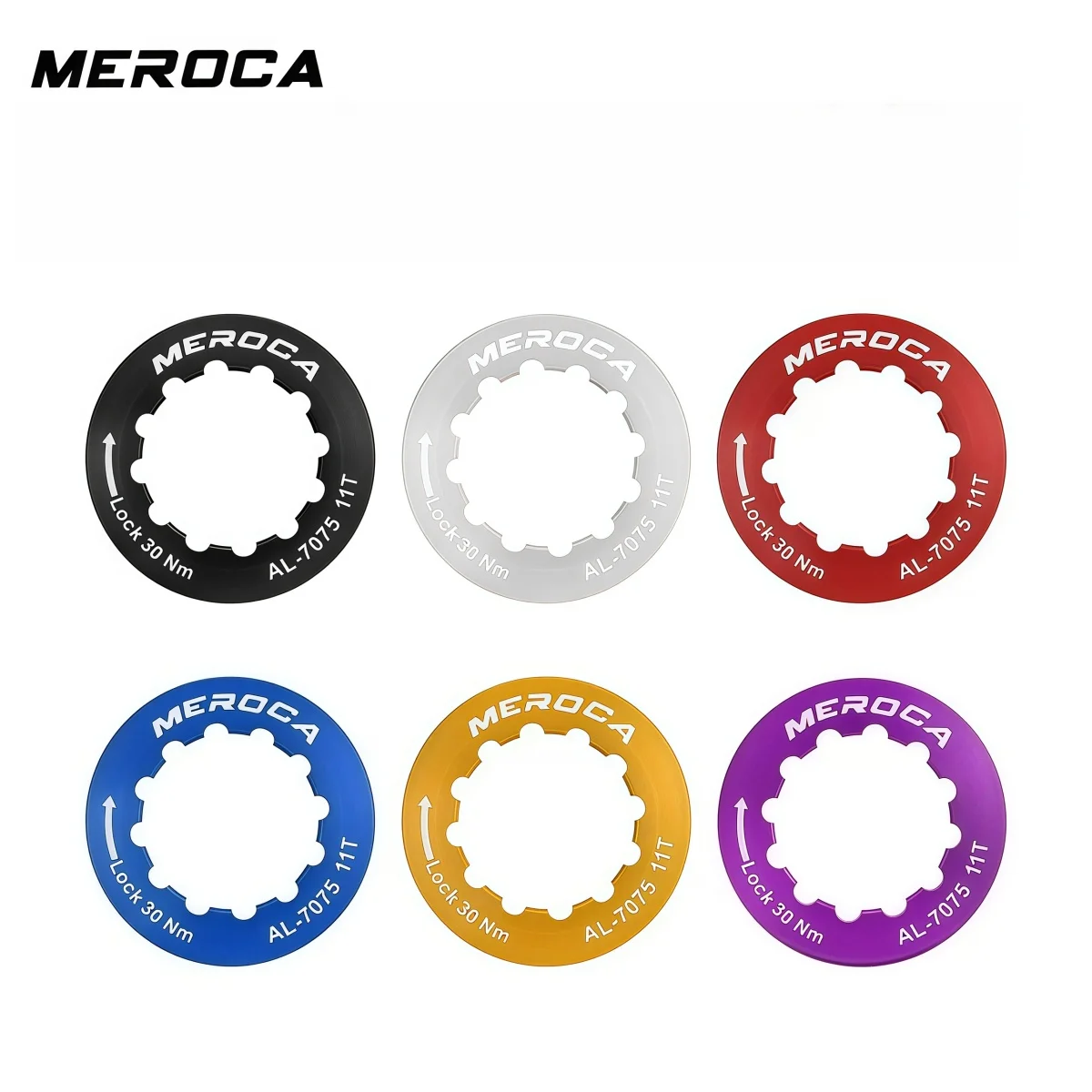 MEROCA CC01 7075 Aluminum Bike Cassette Lockring For Road / MTB / Folding Bike – Compatible SHIMANO / SRAM 11T Smallest Cog