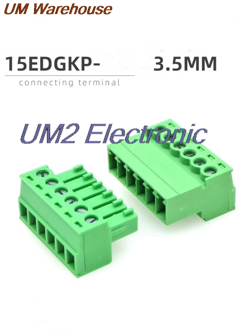 

15EDGKP3.5mm Solder-free air butt plug-in terminal male and female pair for sale 50 sets