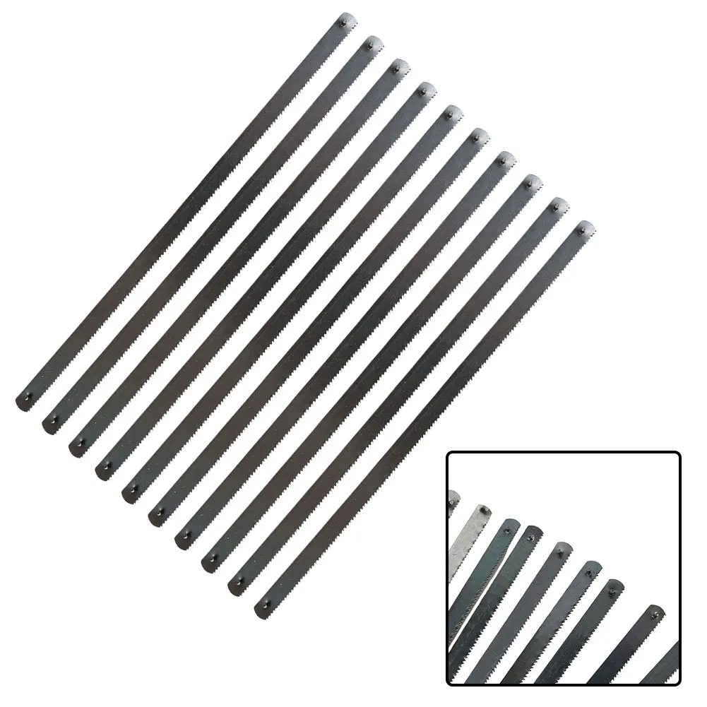 

10Pcs Mini-Hacksaw Blade Steel 150mm 24T Reciprocating Saw Blades Wood Cutters Cutting Plastics Metal Woodworking Tools