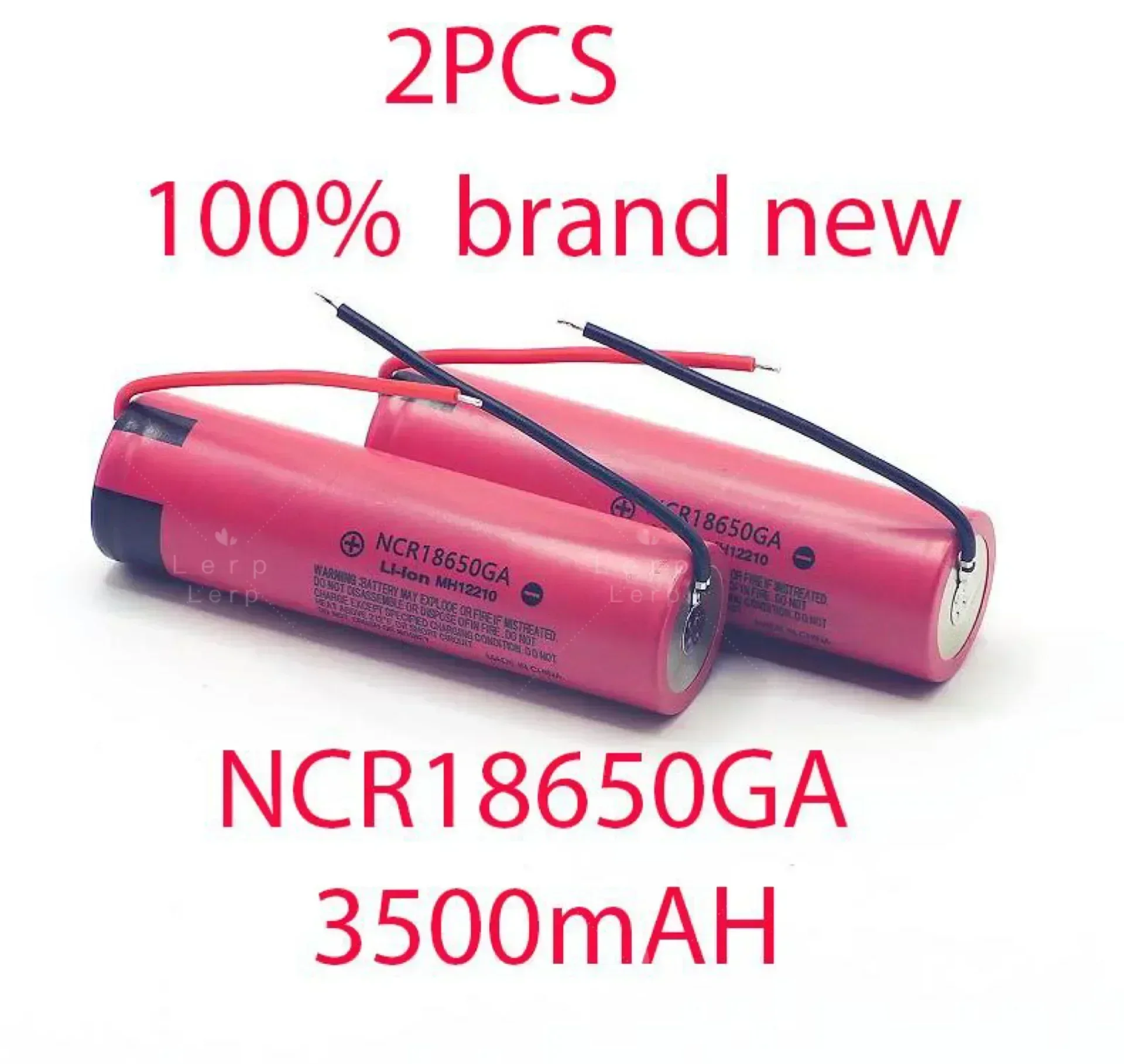 Original 18650 3.7V 3500mAh Lithium-Ion Rechargeable Battery with DIY Cable Included